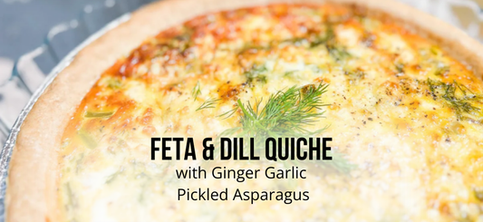 Pickled Asparagus Quiche