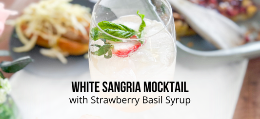 Sparkling White Sangria Mocktail