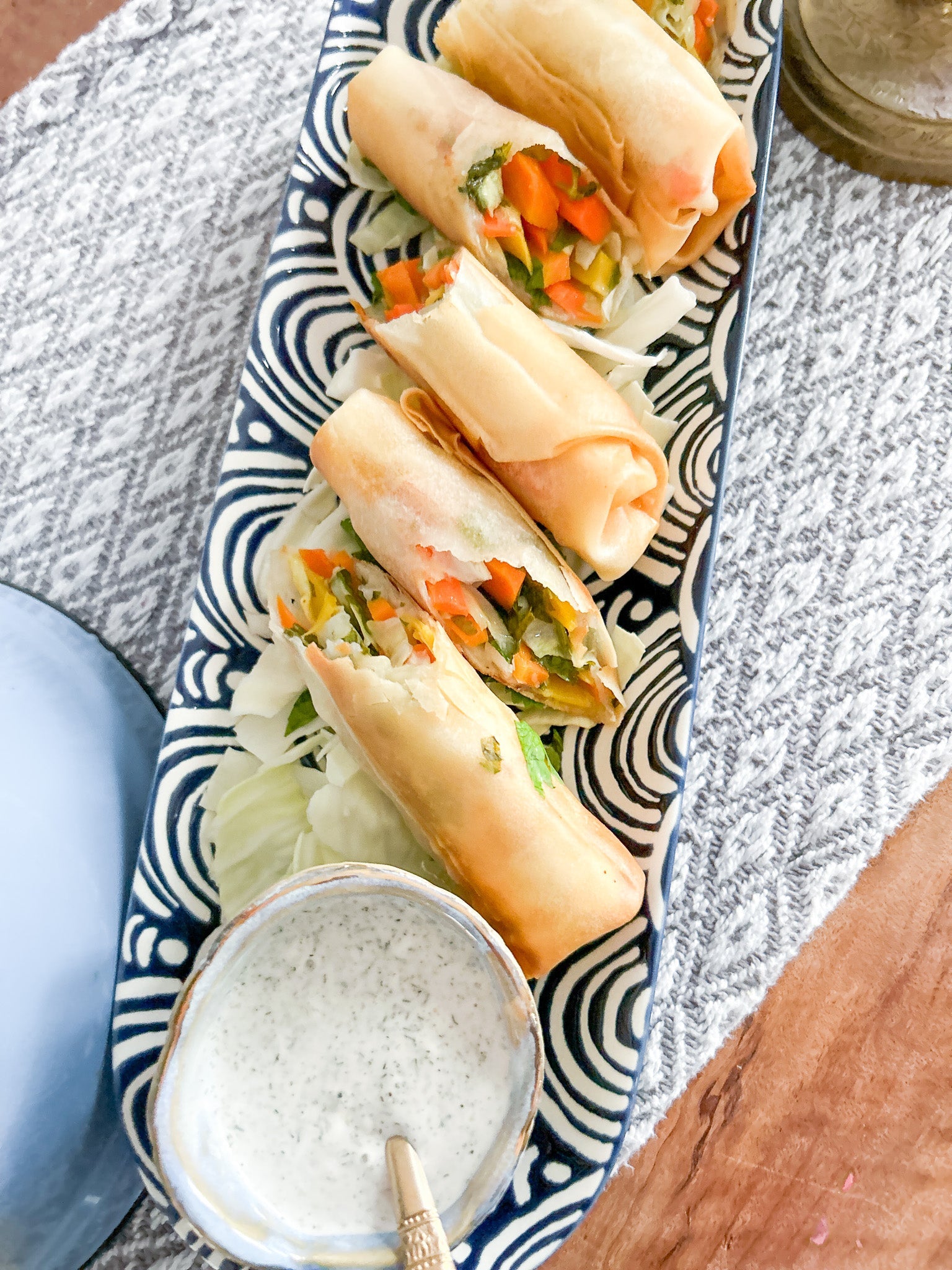 Spicy Pickled Carrot &amp; Cabbage Spring Rolls: New Appetizer!
 &ndash; Berry &amp; Brine
