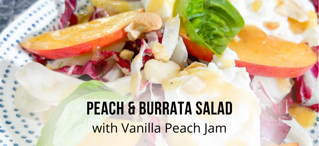 Best Peach & Burrata Salad Recipe with Fennel & Radicchio