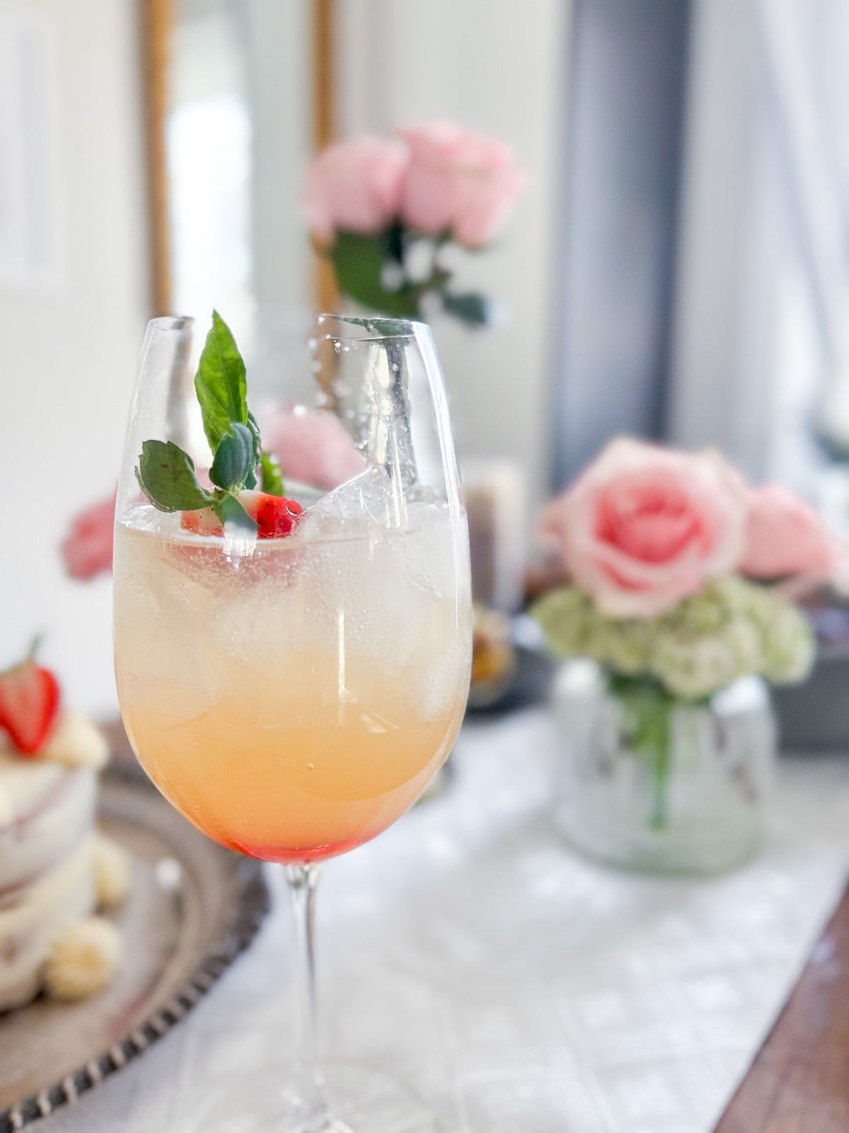 Sparkling White Sangria Mocktail 