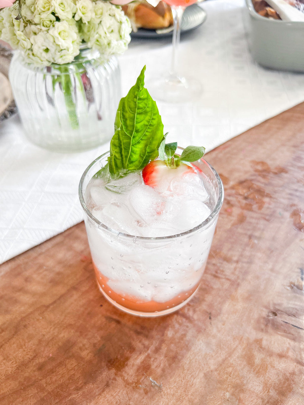 Strawberry Basil Sour Soda
