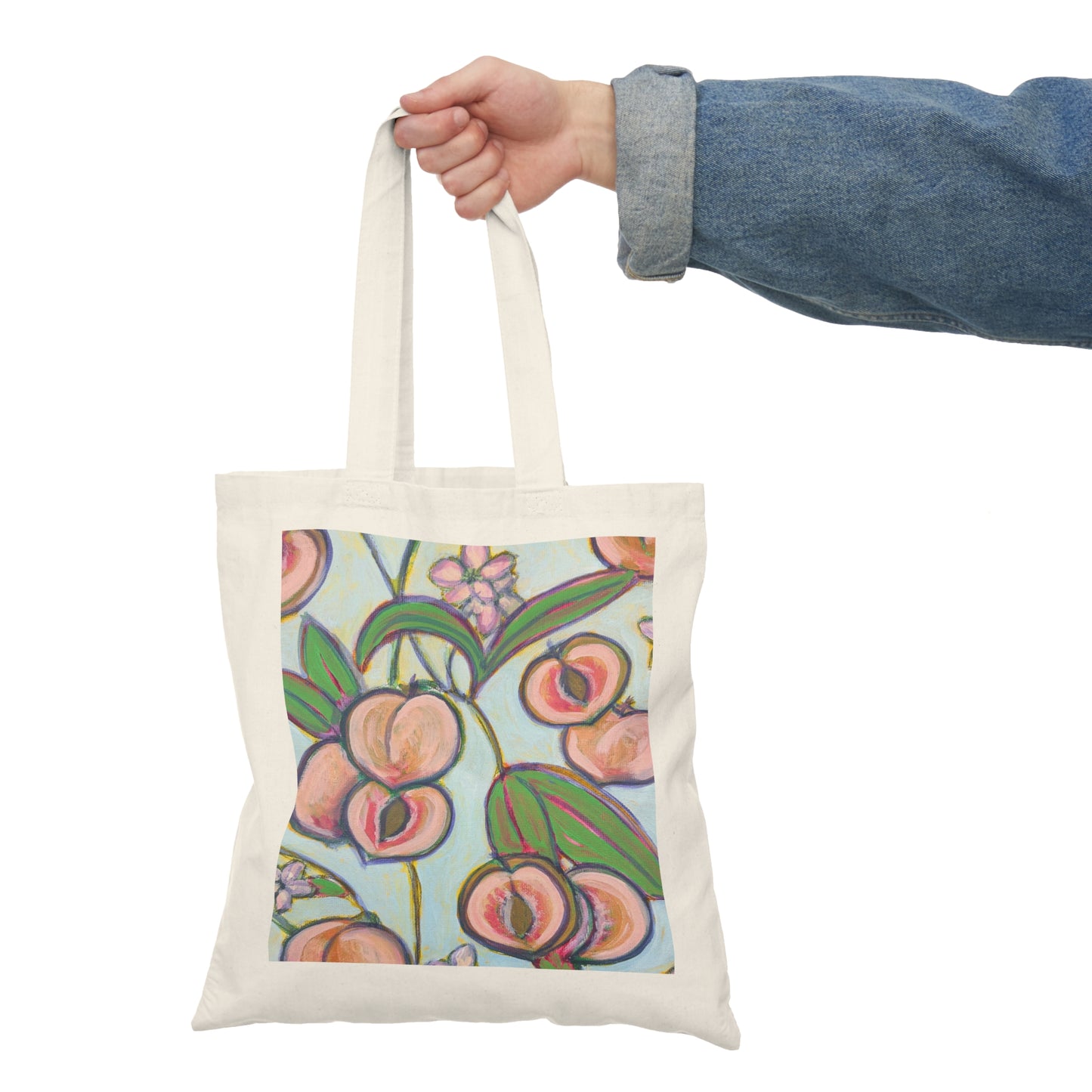 Peach Tote Bag