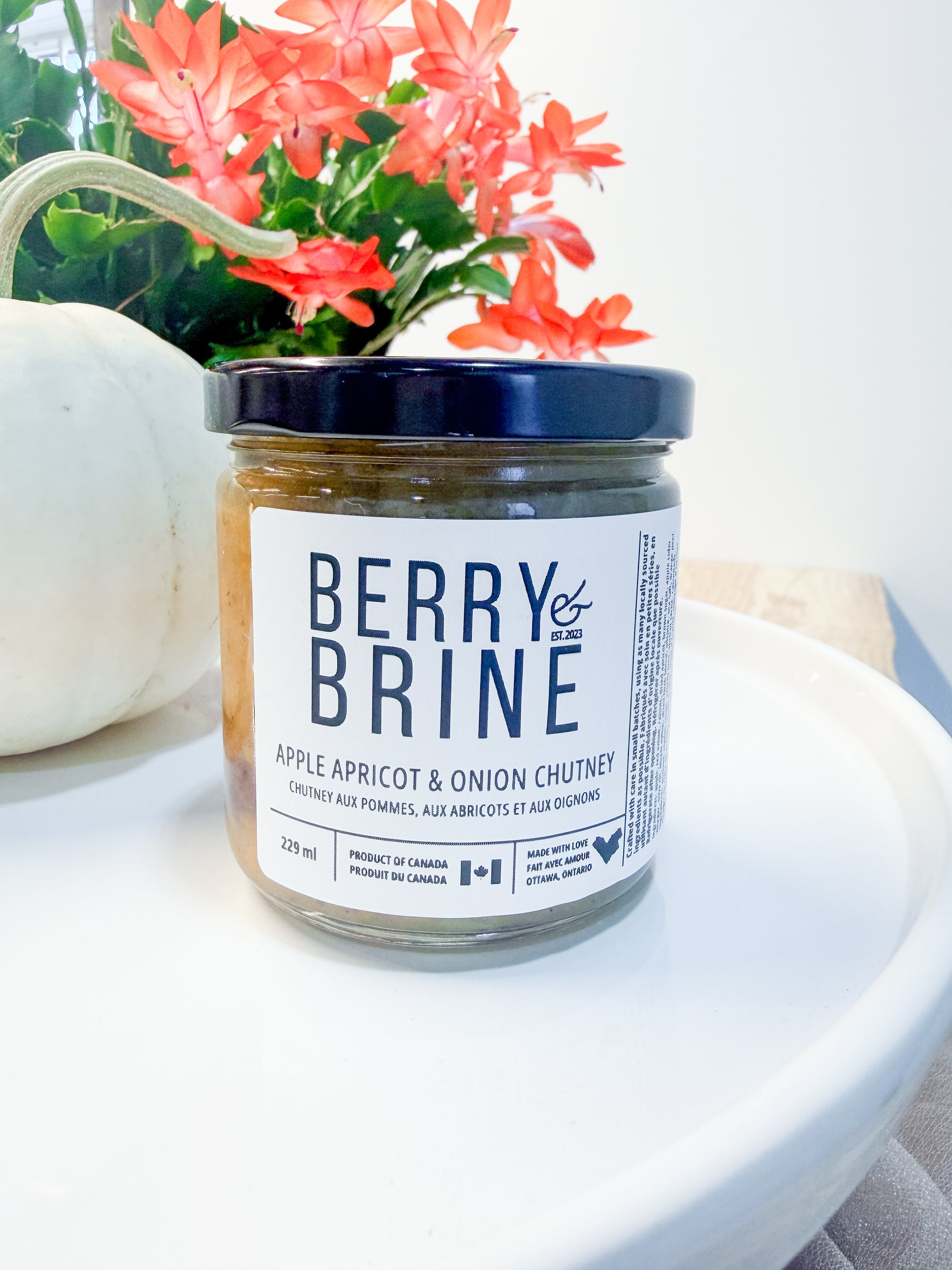 Apple Apricot Onion Chutney  - Berry and Brine Local Preserves & Ottawa Catering