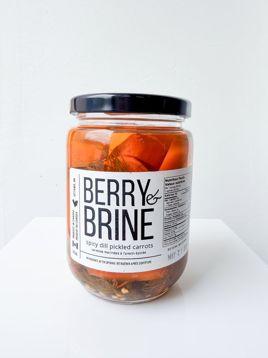 Spicy Dill Heirloom Carrot Pickles