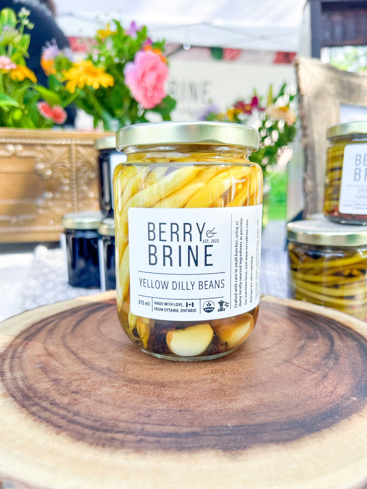 Dilly Shacks Yellow Dilly Beans | Berry and Brine Local Preserves & Ottawa Catering ...